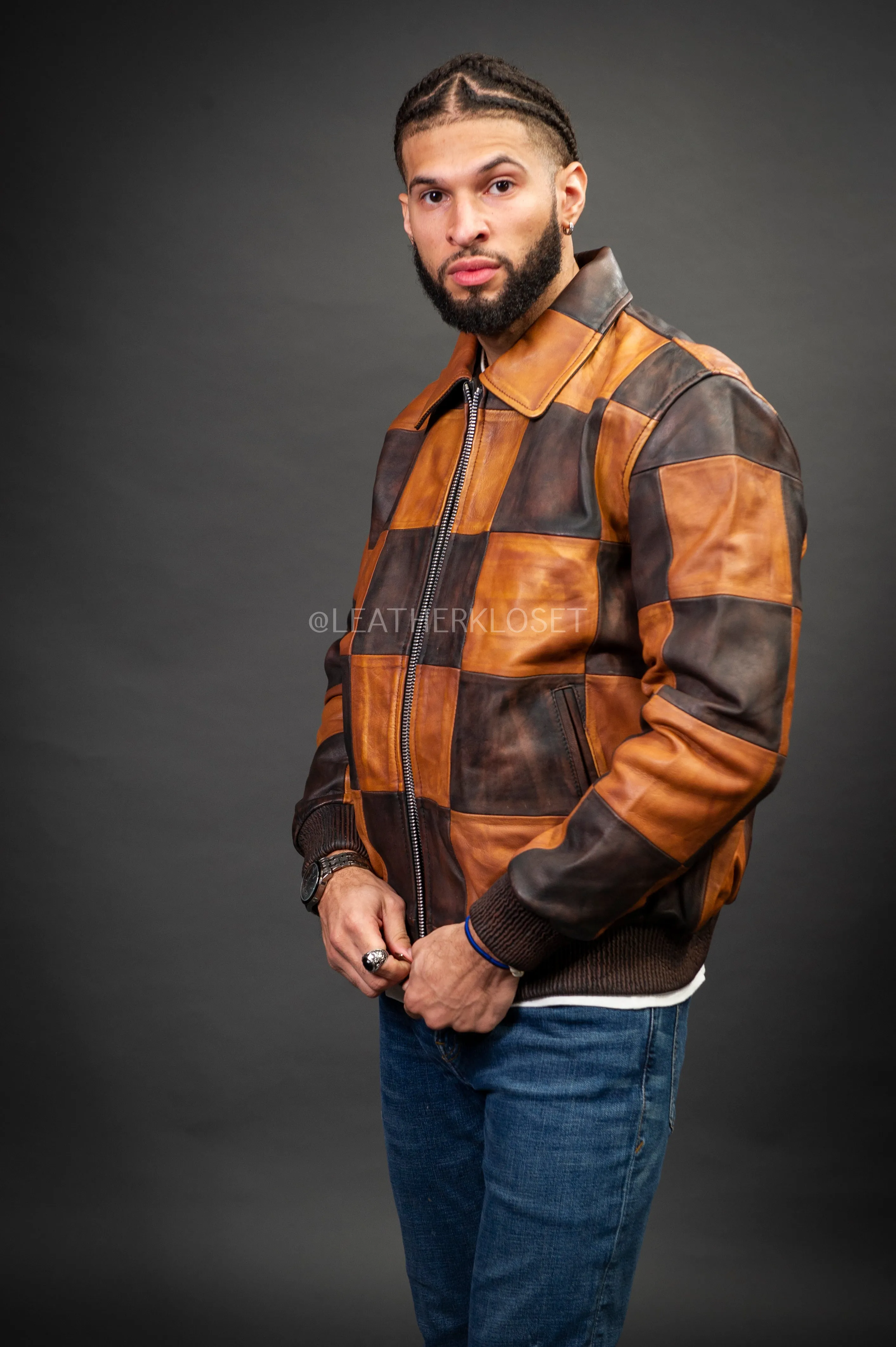 Men's Checkmate Jacket [Caramel Crunch /Copper]