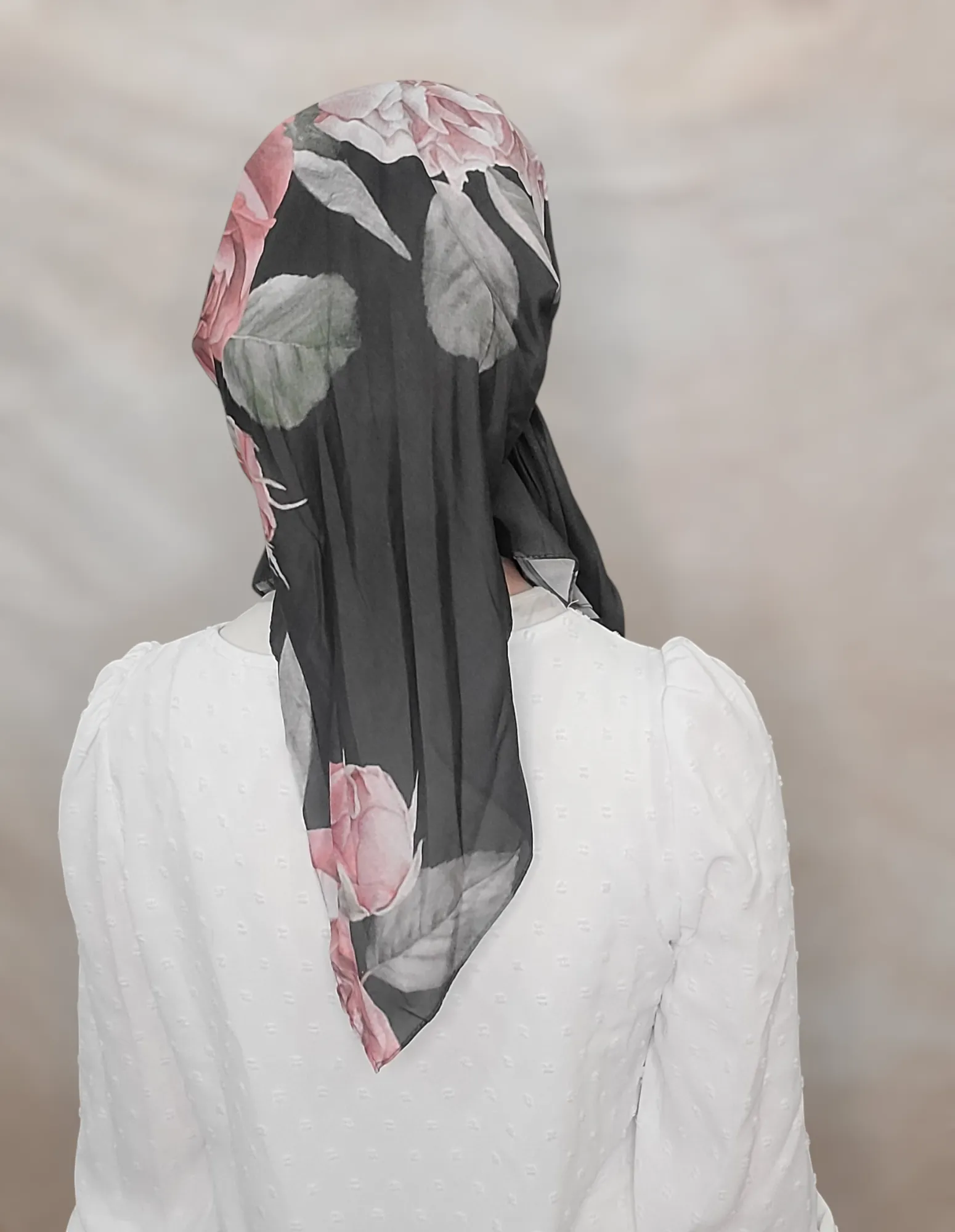 Midnight Blossoms Versatile Scarf