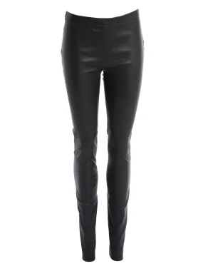 MILJA leather leggings - Black