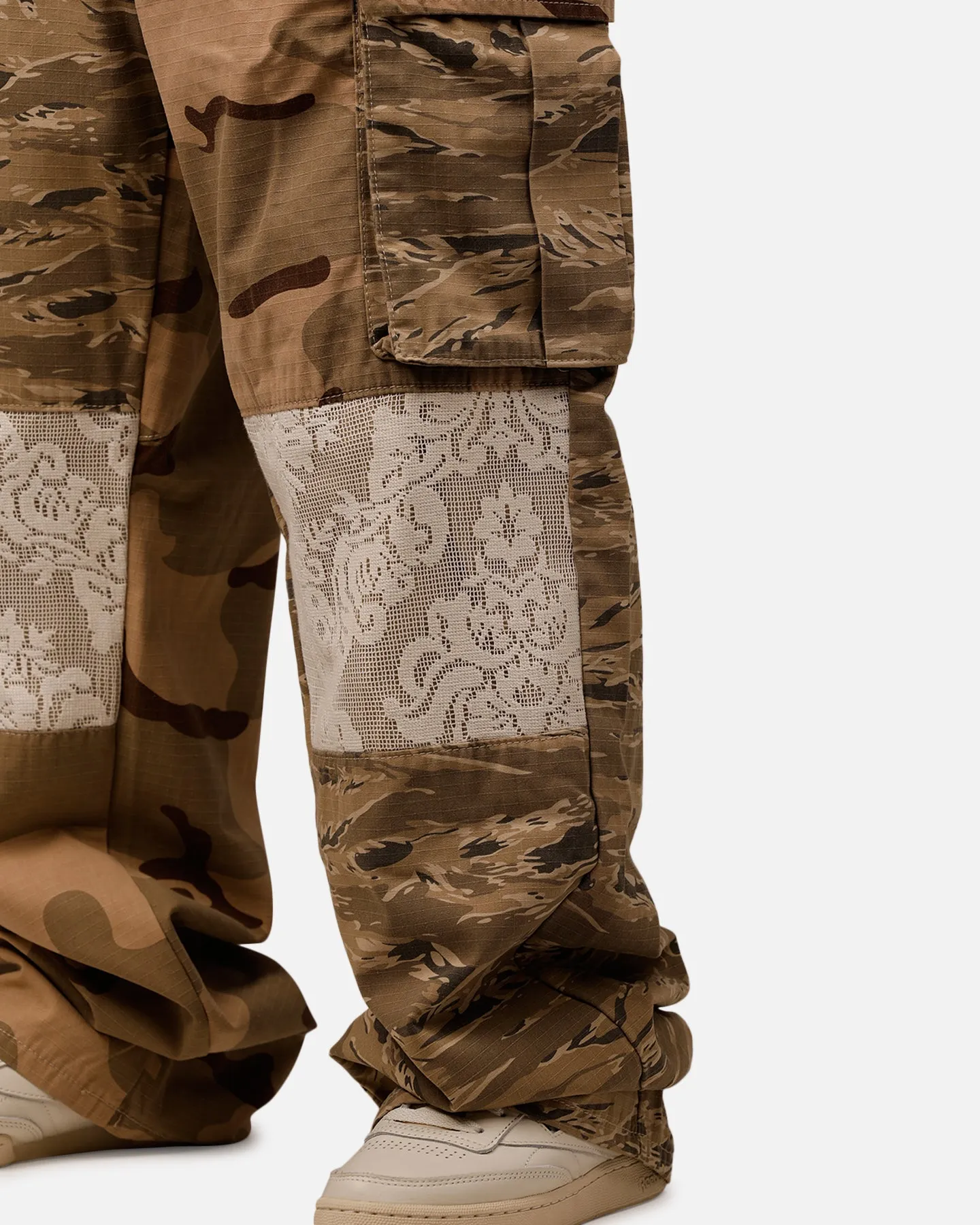 MNML Ultra Baggy Camo Ripstop Cargo Pants Multi