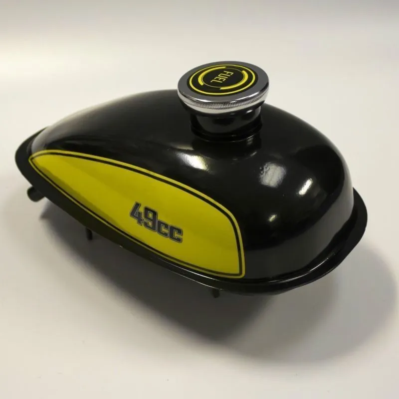 Motorized Bicycle Peanut Gas Tank and Fuel Cap Custom Decal Kit