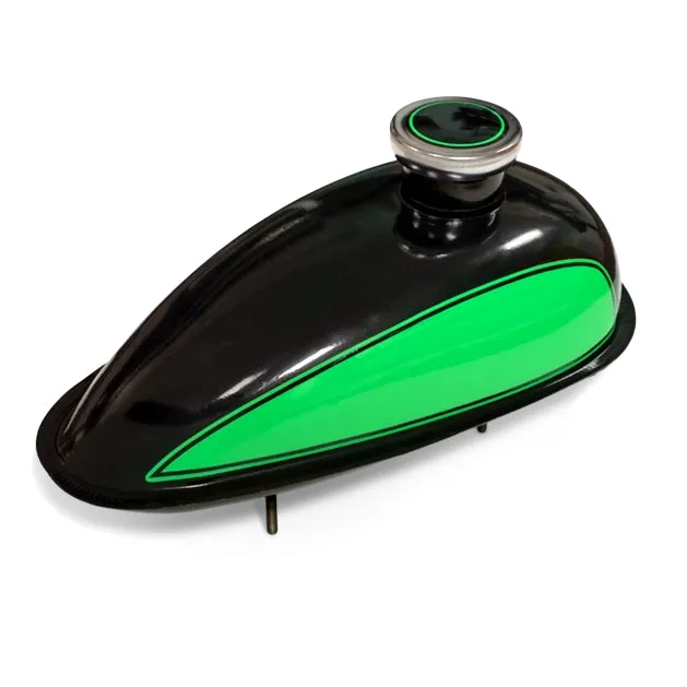 Motorized Bicycle Peanut Gas Tank and Fuel Cap Custom Decal Kit