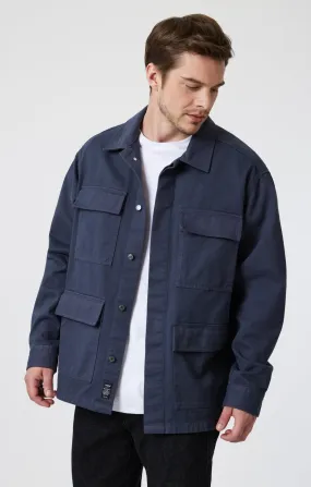 MULTI-POCKET JACKET IN DARK SHADOW