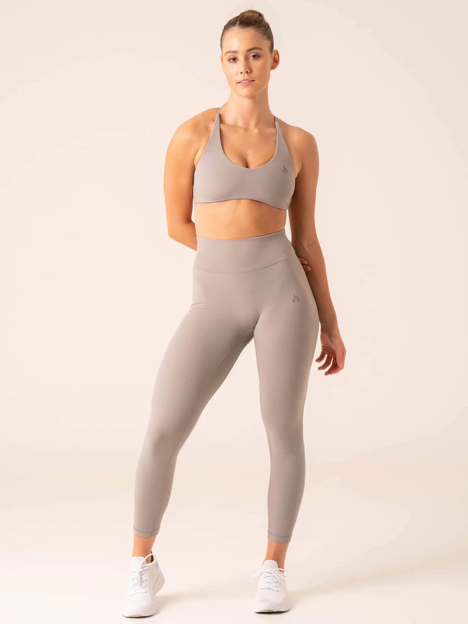 NKD High Waisted Scrunch Leggings - Steel Grey