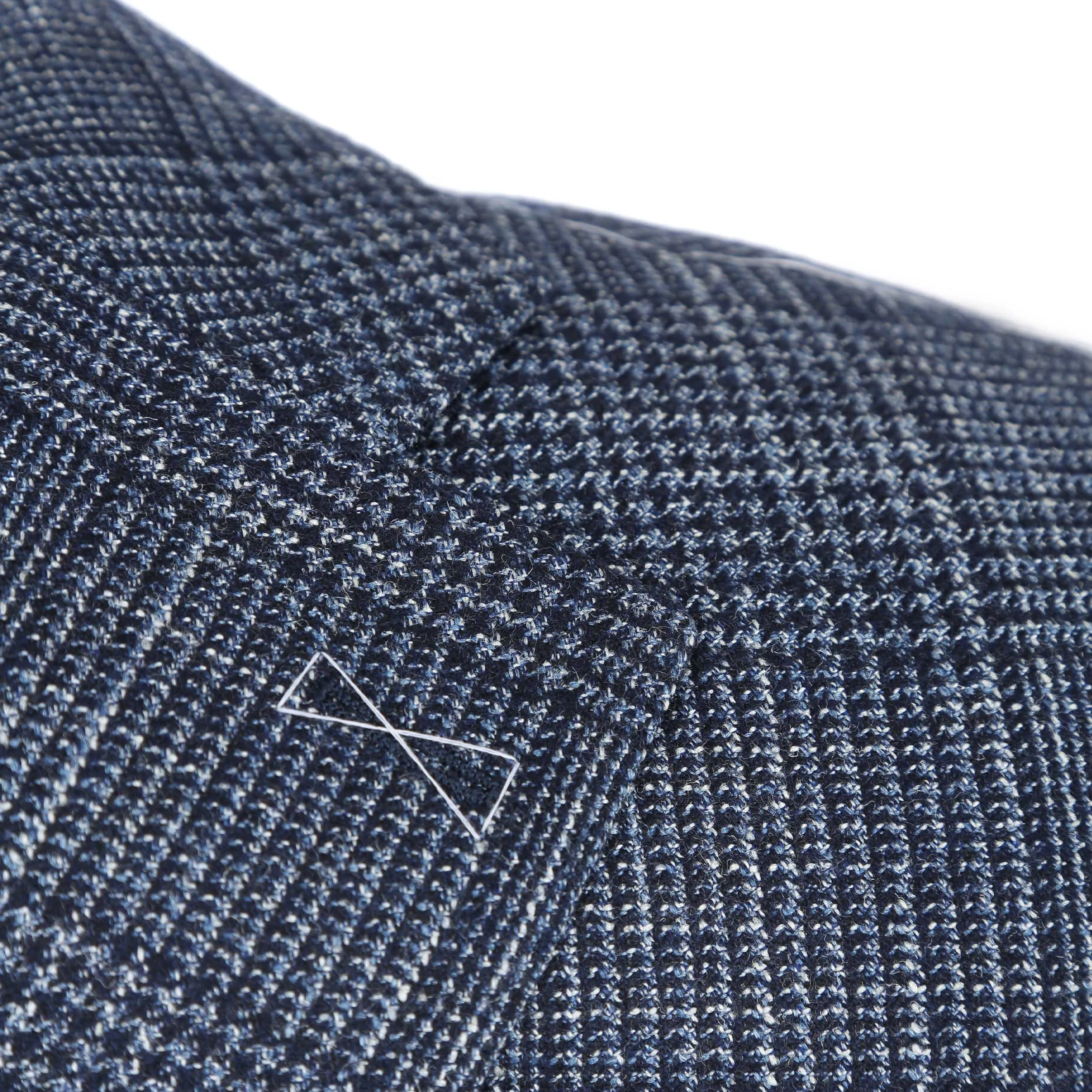 Norton Barrie Bespoke Jacket in Navy Check Lora Piana 8838