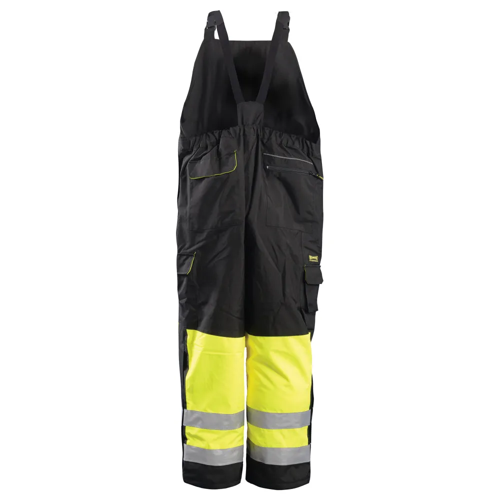 OccuNomix® Speed Collection Premium Cold Weather Rain Bib Pants - Yellow / Black - Class E - SP-BIB