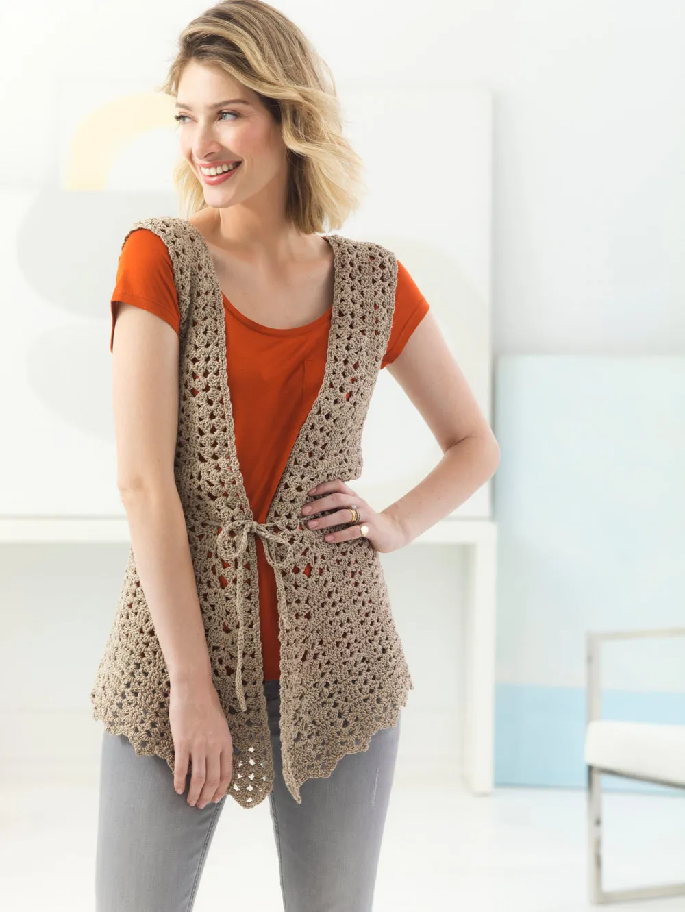 Peplum Vest (Crochet)