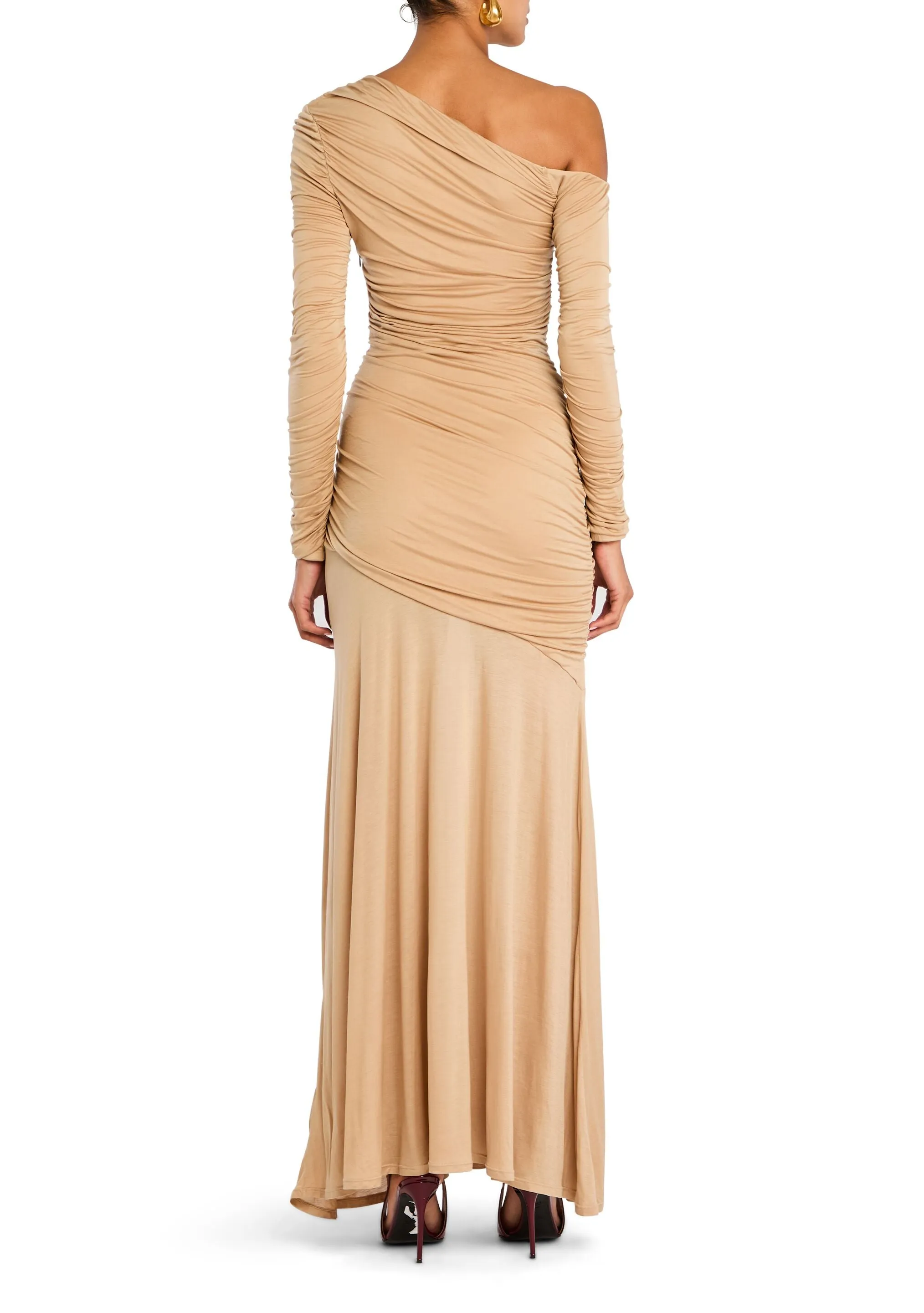 Persephone Ruched Maxi Dress