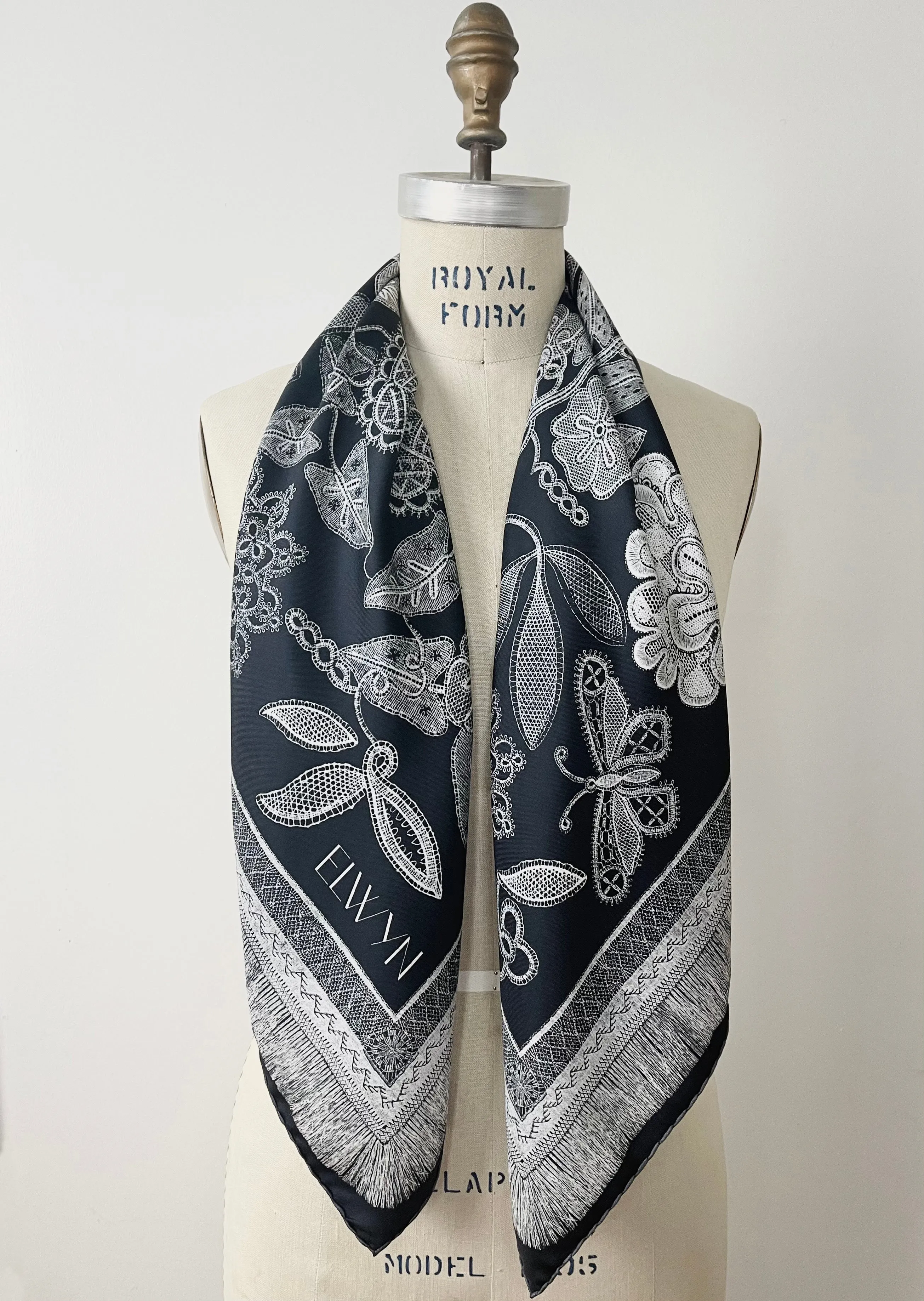 Personalized Garden Lace Scarf