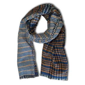 Plaid Houndstooth Scarf