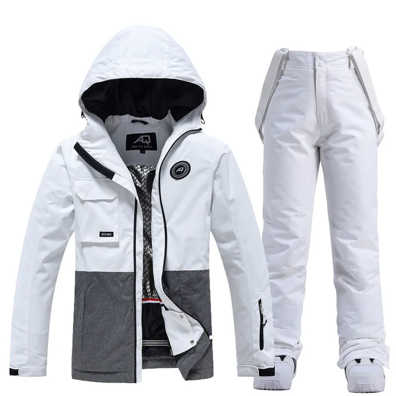 Plus Size Thick Ski Jacket & Overall Pants