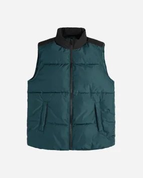 Reed Puff Vest - Granite Green