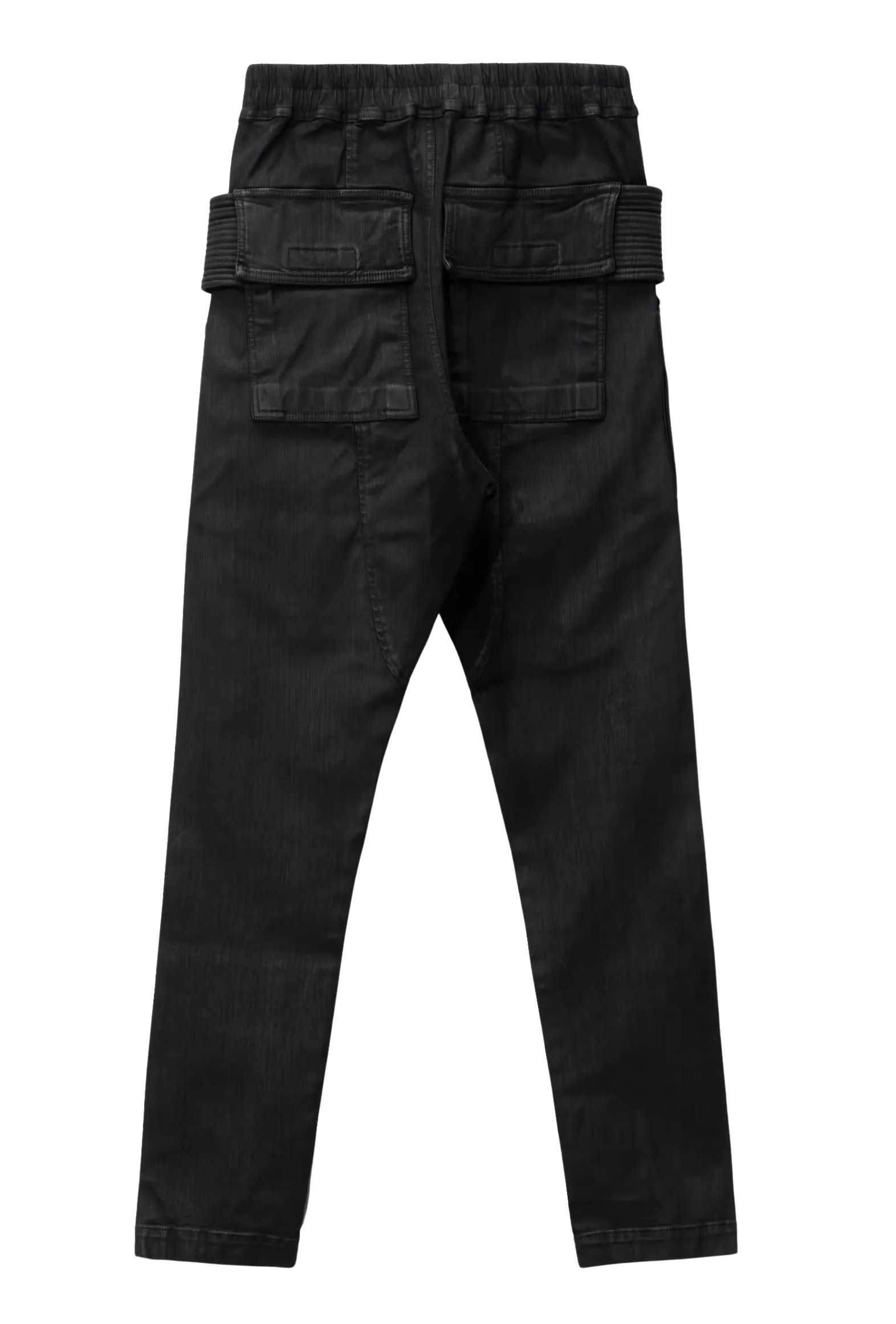 Rick Owens DRKSHDW 'Black' Creatch Cargo Waxed Pants