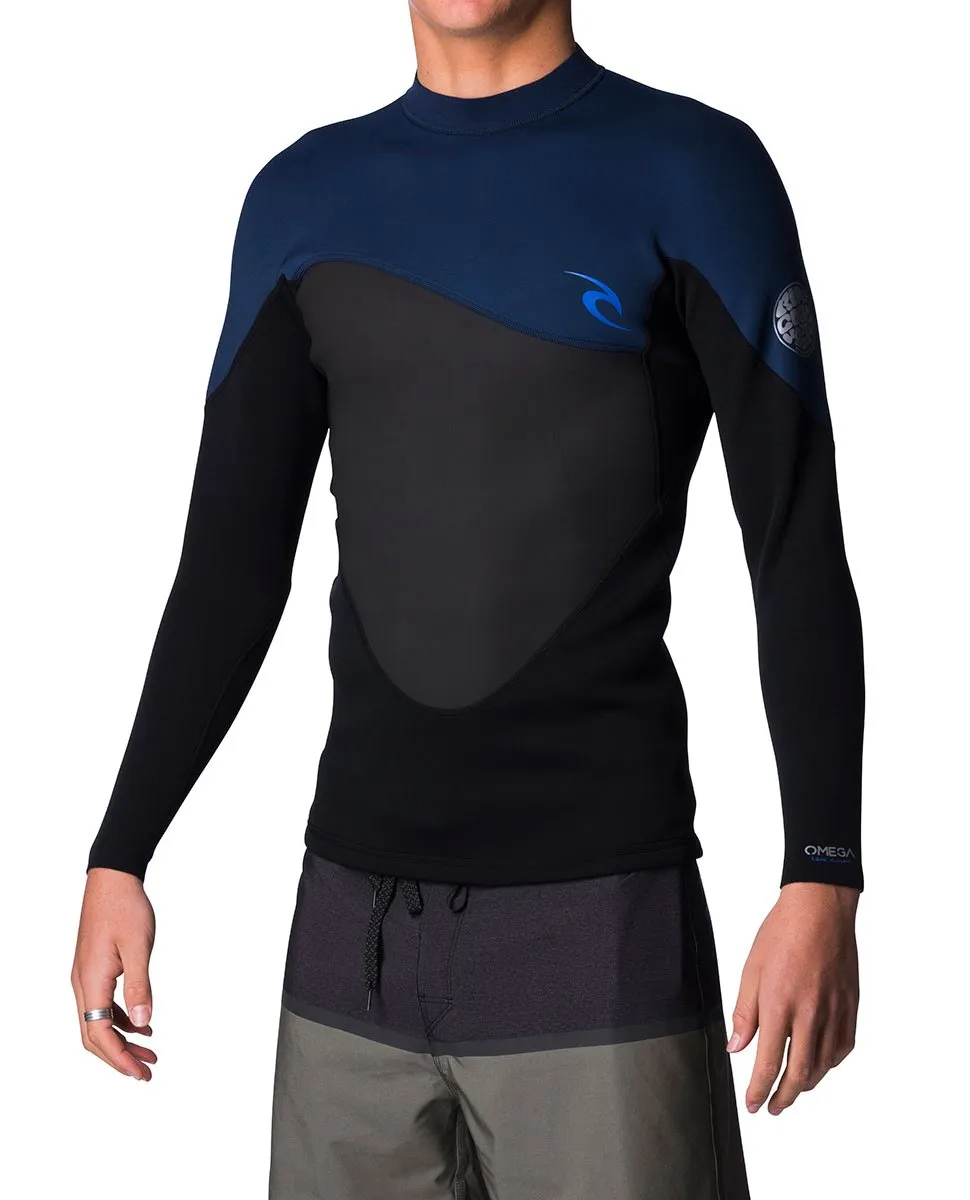 Ripcurl Omega Mens Heater Top (2019) - Navy