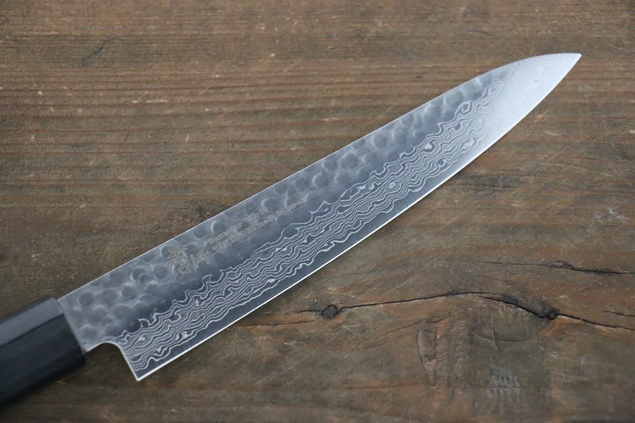 Sakai Takayuki AUS10 45 Layer Damascus Petty-Utility 150mm Shitan Handle