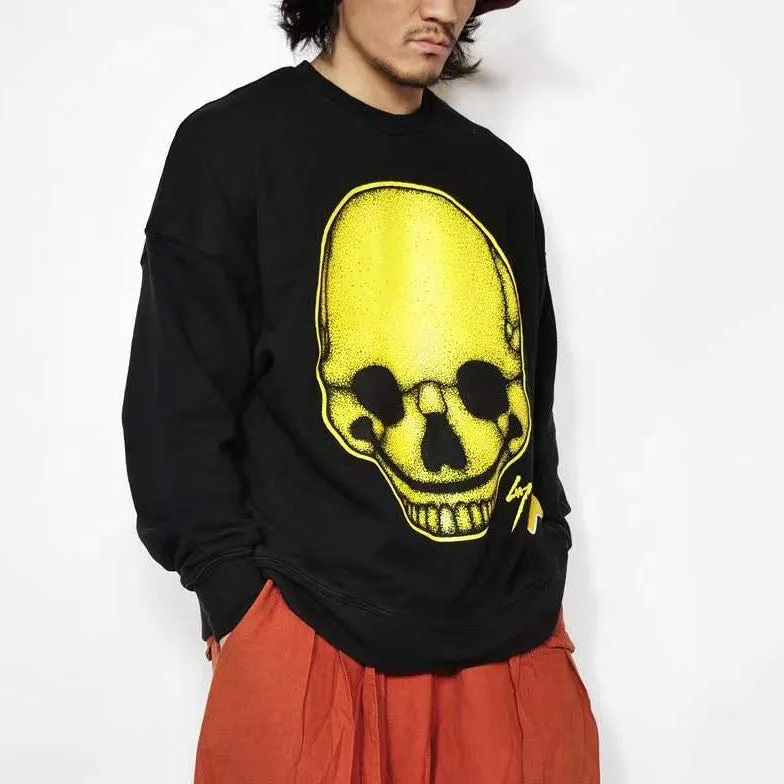 Smiling skull casual street home hoodie