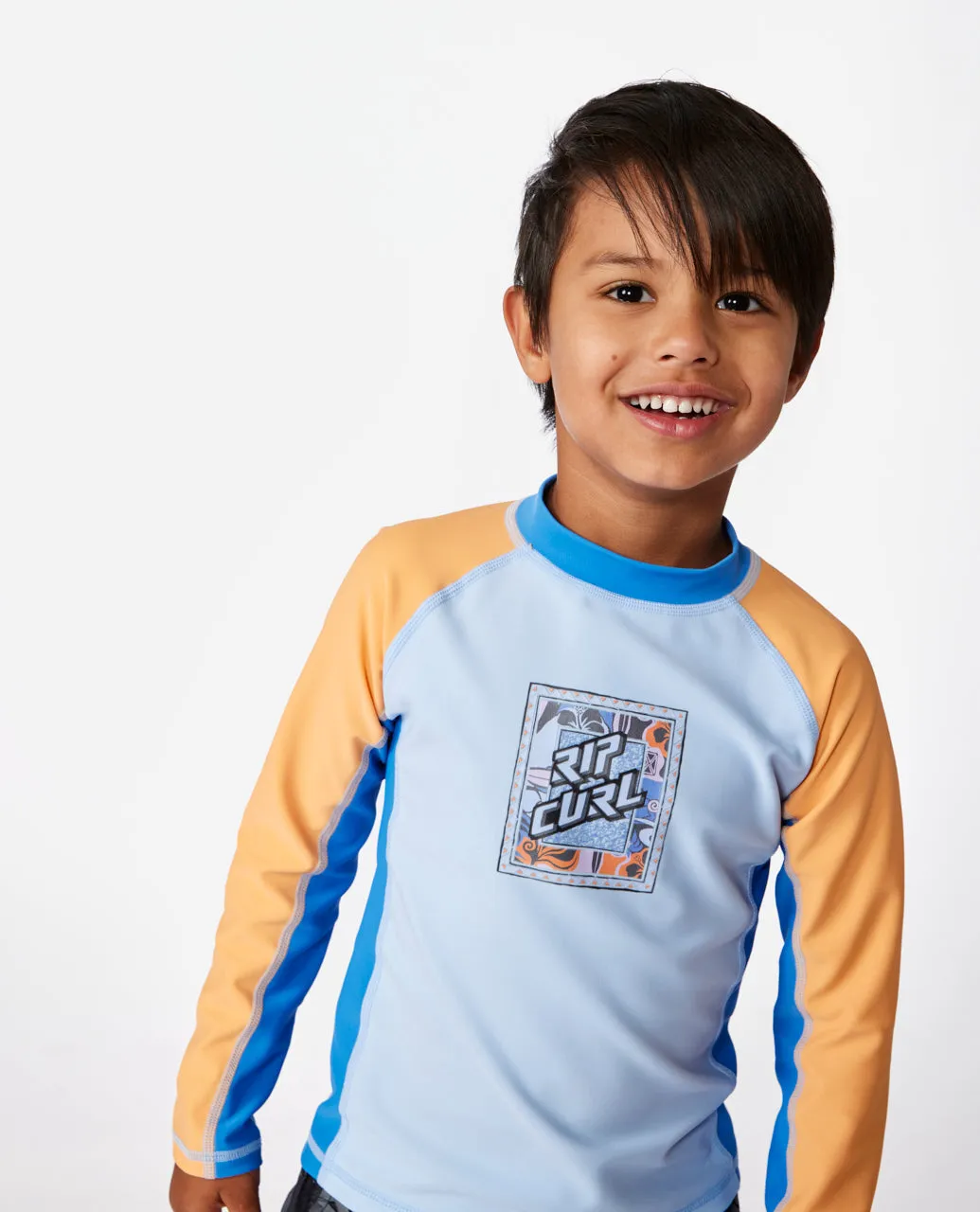 Static Youth Long Sleeve UPF50  Rash Vest - Boys (1-8 years)