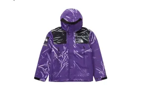 Supreme The North Face Printed Taped Seam Shell Trompe L'oeil Jacket Purple