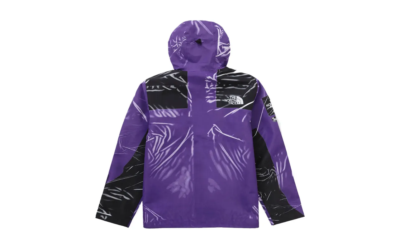 Supreme The North Face Printed Taped Seam Shell Trompe L'oeil Jacket Purple