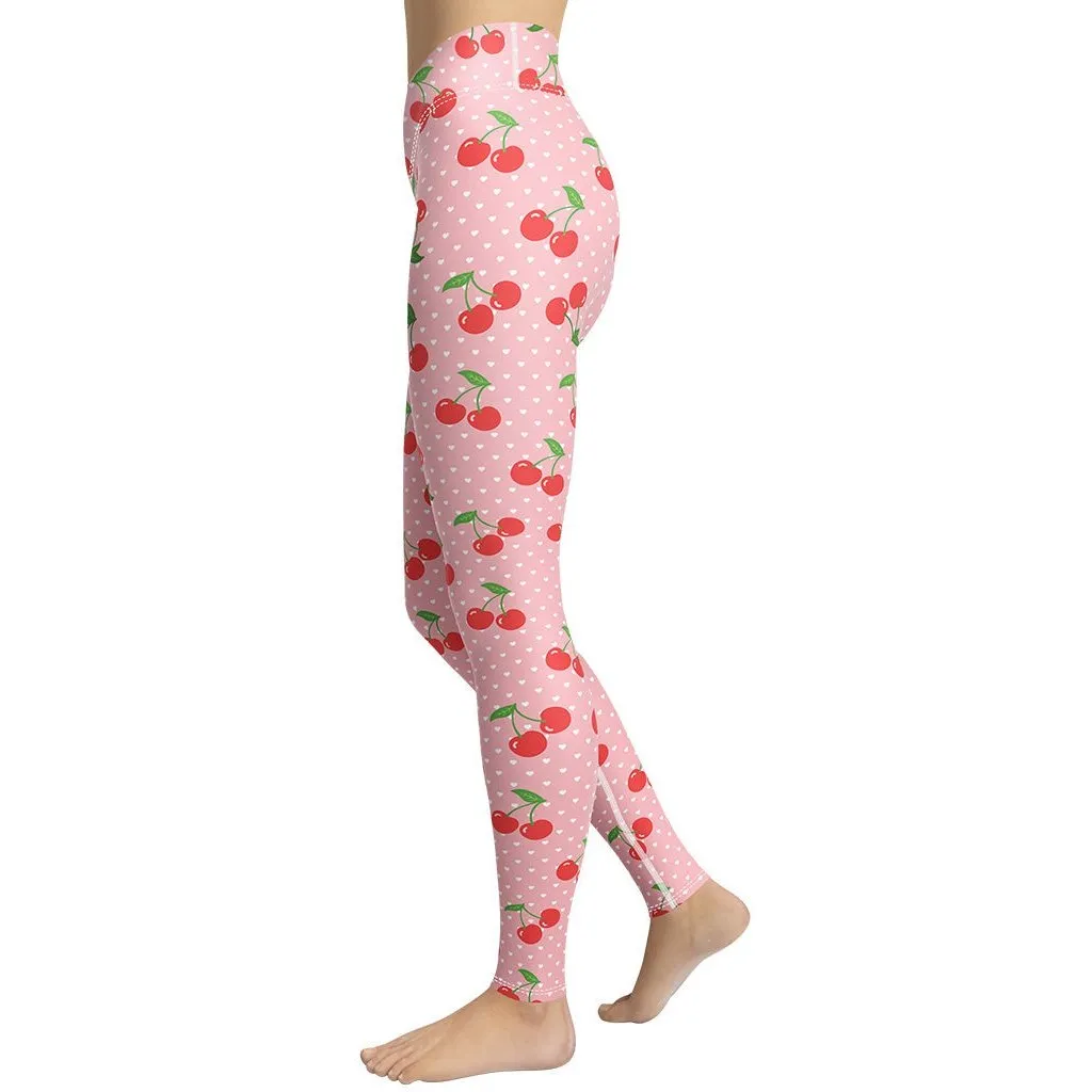 Sweet Cherry Yoga Leggings