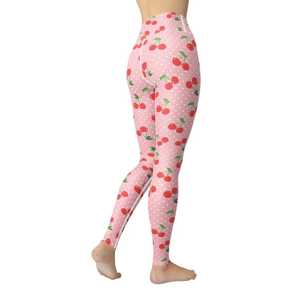 Sweet Cherry Yoga Leggings