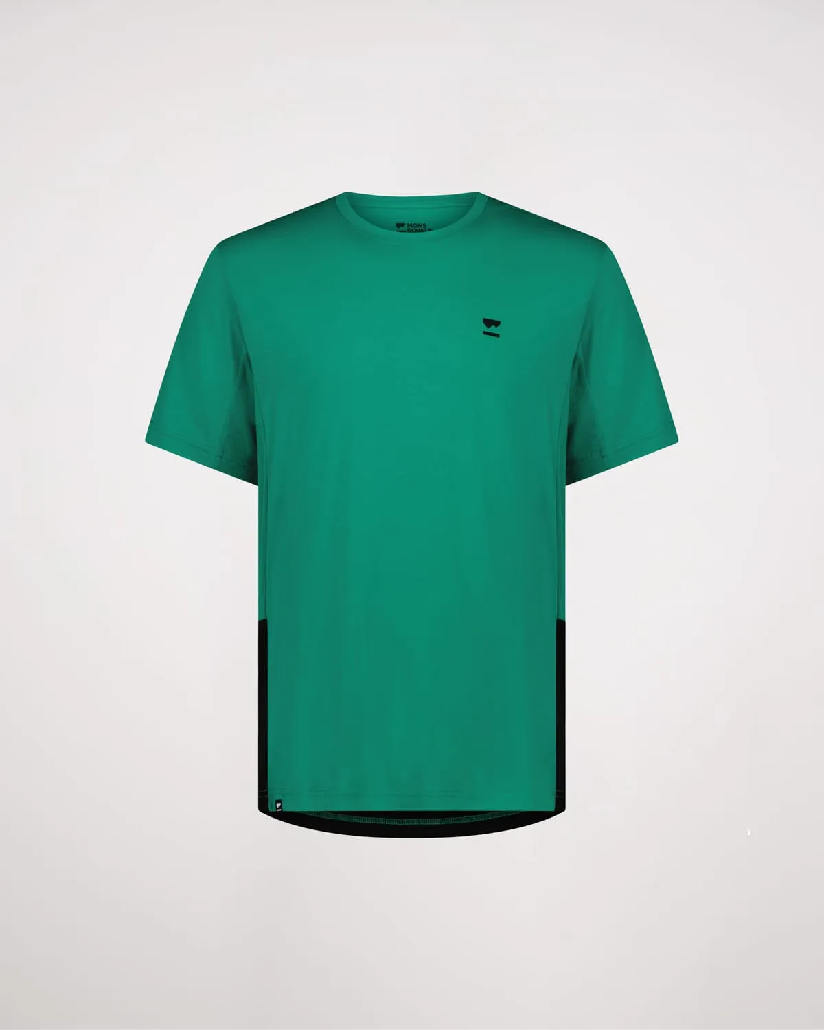 Tarn Merino T-Shirt - Pop Green / Black