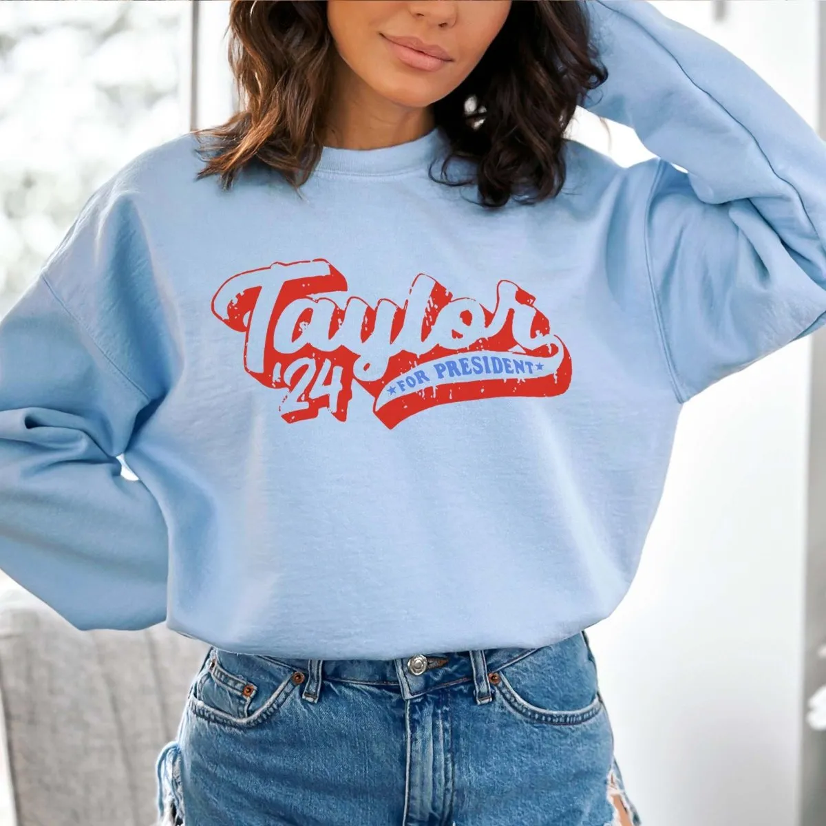 Taylor For President Wholesale Graphic Sweatshirt - Fast Shipping