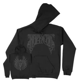 The Hope Conspiracy "Crest: Grey" Black Hooded Sweatshirt