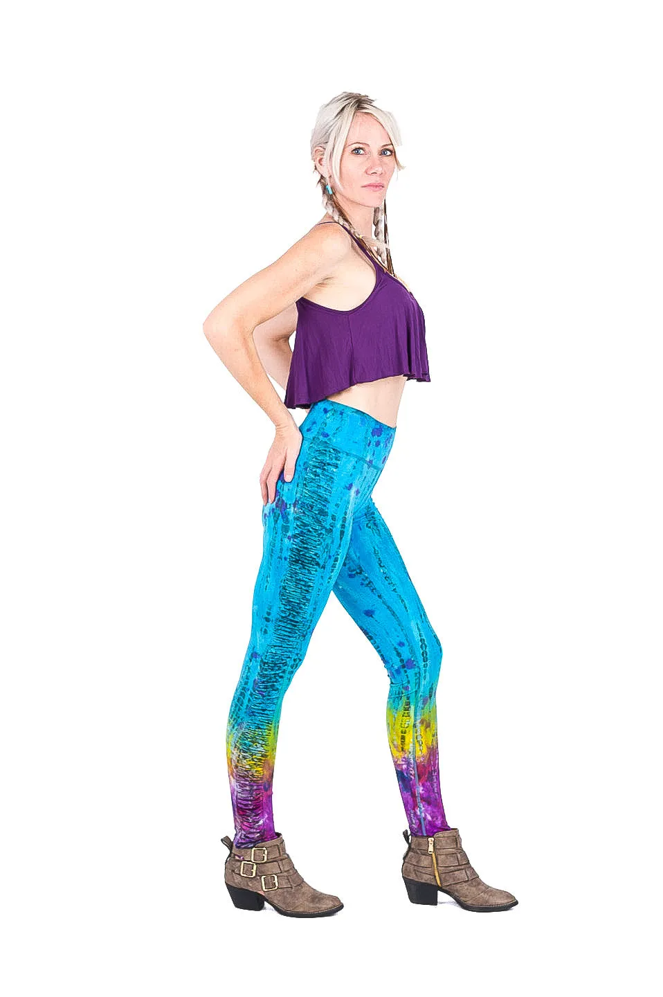 Tie Dye Ruched Legging Long