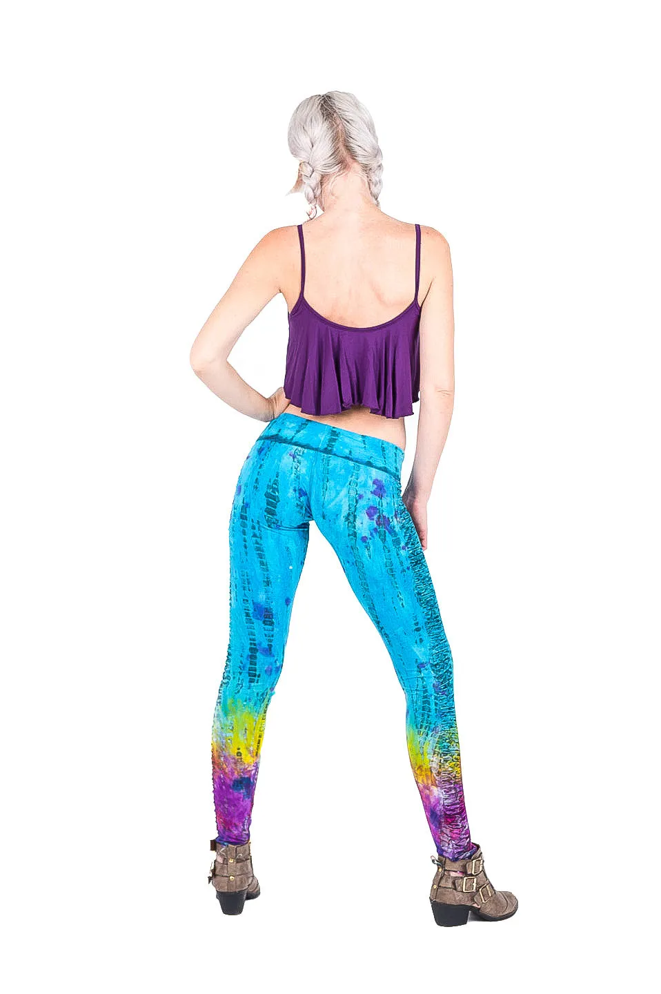 Tie Dye Ruched Legging Long