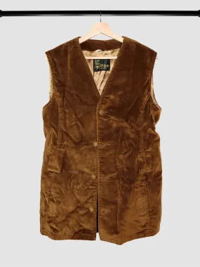 Vintage Corduroy Vest Silton California 60s-70s (M)