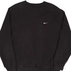 VINTAGE NIKE CLASSIC SWOOSH BLACK SWEATSHIRT 2000S XL