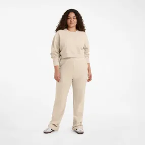 Wide Leg Sweatpant | Bone