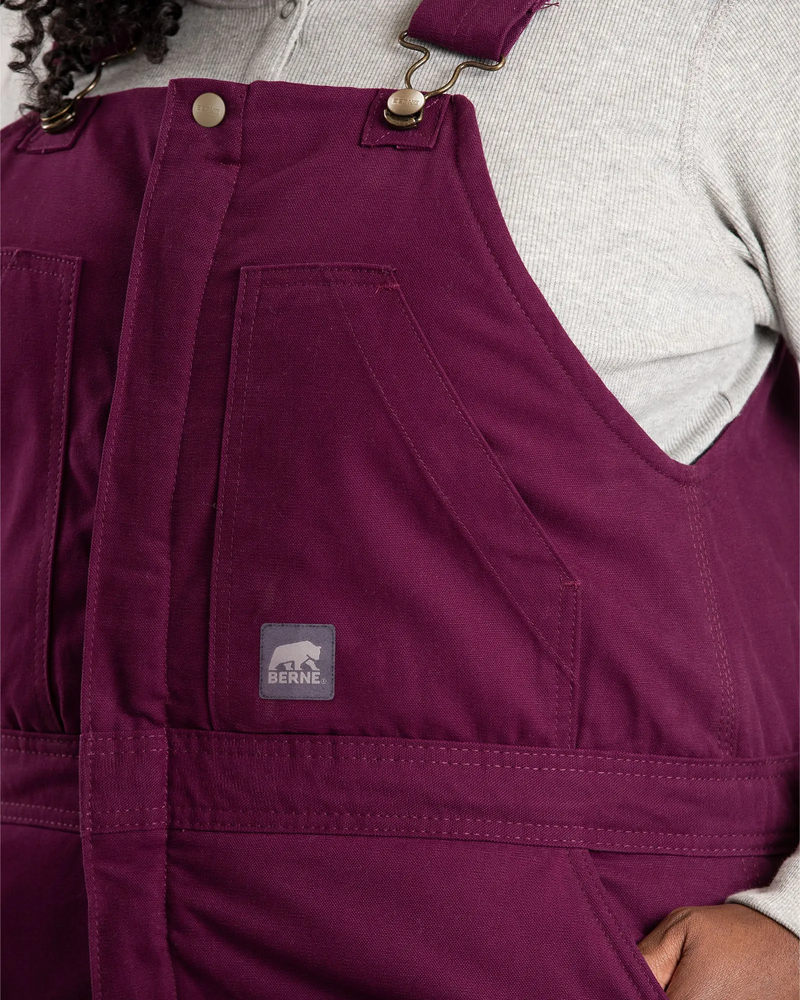 Women's Softstone Duck Insulated Bib Overall